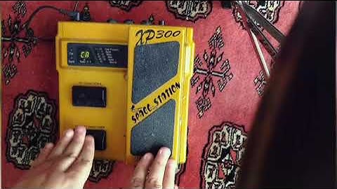 Reset and calibrate Digitech XP-300 "Space Station"