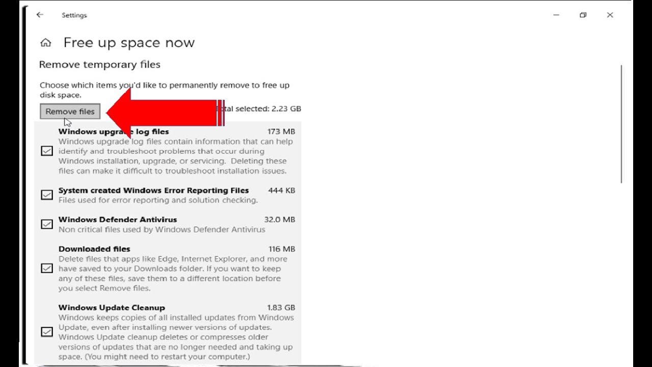 How to Free Up Space on Windows 10 - YouTube