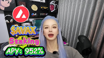 Stake AVAX coin!🔥 Staking AVAX token in the Hottest Crypto Project for 952% APY🔥