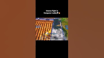 Intense Fight in Conqueror Lobby 💀🔥 #pubgmobile #pubg #bgmi #gaming #shortsfeed #shorts