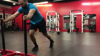 Sled Push Acceleration Starts