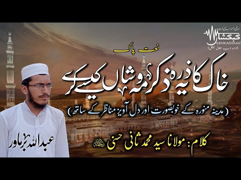 Khak Ka Ye Zarra Zikre Mehwisha Kaise Kare Abdullah Barmawar Beautiful Naat Moulana Sani Hasani