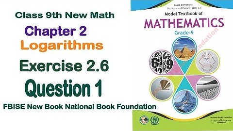 Exercise 2.6 class 9 NBF | Ex 2.6 class 9 NBF | National book foundation