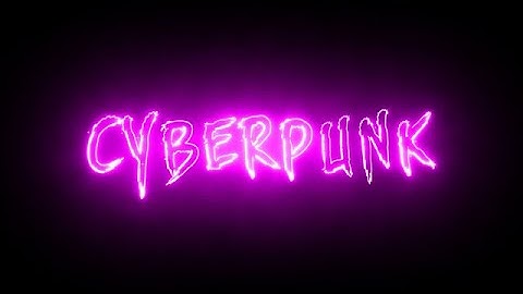 Cyberpunk Text Animations After Effects Presets