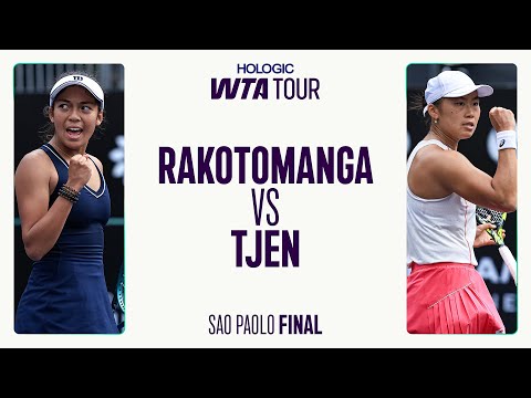 Tiantsoa Rakotomanga Vs Janice Tjen 2025 Sao Paulo Final WTA Match Highlights