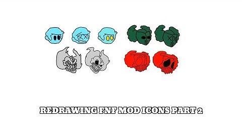Redrawing FNF Mod Icons Part 2