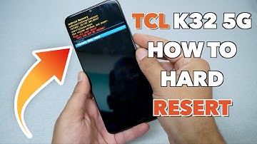 TCL K32 5G  How to Hard Reset Removing PIN, Password, pattern No PC