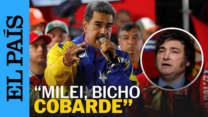 VENEZUELA | "Milei, basura, vos sos la dictadura": Maduro insulta a Milei tras ganar las elecciones