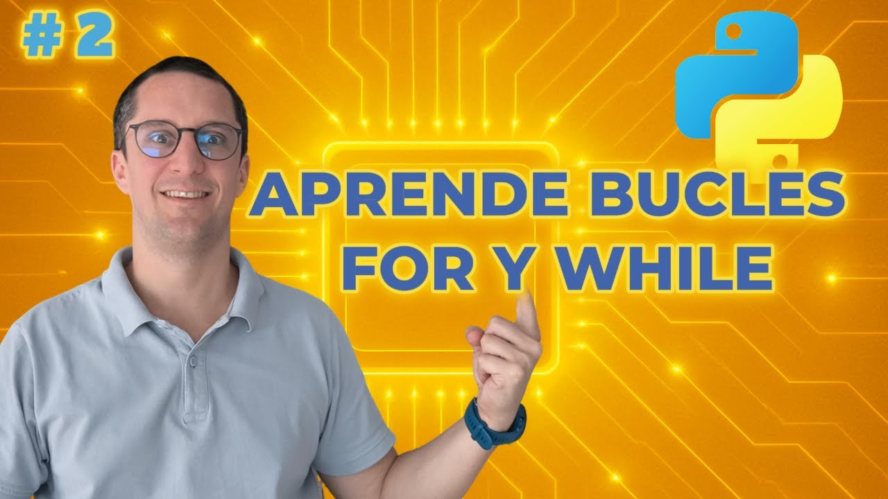 Picando Python sin IA: Bucles For y While – Día 2 - YouTube