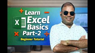 2.👉Excel Tutorial Part‑2: Learn Addition, Subtraction, Multiplication &amp; Division