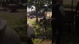 At least the “too hot” dialogue is still here after the blood money update - Red Dead Redemption 2