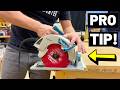 This PRO Technique = Cleaner Circular Saw Cuts! (But You Have to Use It SAFELY!)