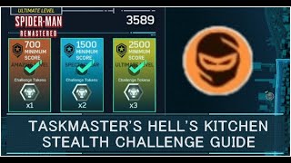 Taskmaster Hell's Kitchen Stealth Challenge Tokens Guide 2 | Spider Man Remastered