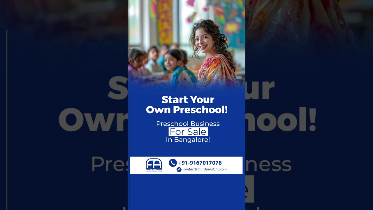 Profitable Preschool for Sale in Bangalore – Established & Govt. Recognized! 🎓 