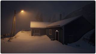 I've Never Felt This Relaxed Before: Soothing Blizzard at Remote Nordic Cabin | Ambisonic Windy ASMR screenshot 1