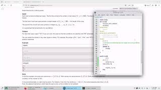 Codeforces Round 1073 (Div. 2) rated contest screencast (no audio, A-D1 solved)