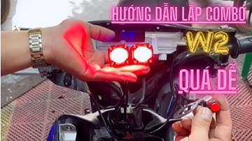Hướng dẫn Lắp COMBO Đèn Trợ Sáng Mini W2 - CỰC DỄ TẠI NHÀ