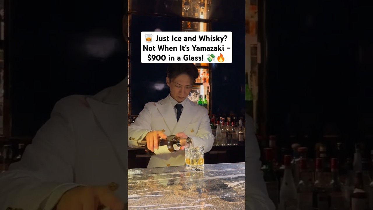 🥃It’s Yamazaki – $900 in a Glass! 💸🔥 #yamazaki #JapaneseWhisky #expensivedrink #luxurywhisky