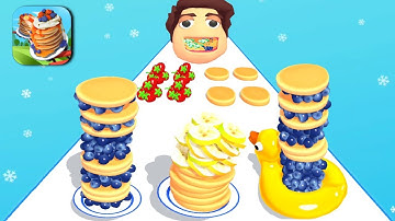 MAX LEVELS PANCAKES RUN 🥞🍀💕: All Levels Gameplay Walkthrough Android, iOS NEW UPDATE #gameplay #3