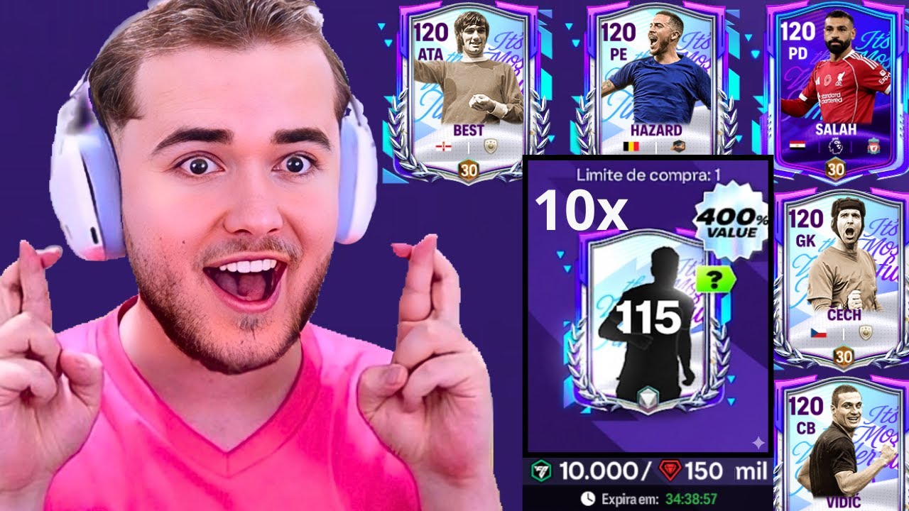 PEGUEI TODAS as CARTAS de GER MÁXIMO ( MELHOR TIME DO MUNDO)