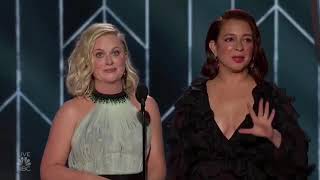 Maya Rodulph Proposes to Amy  Poehler at the Golden Globe Awards! !
