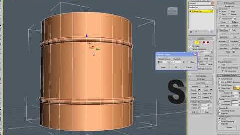 3ds Max test tutorial video Shell Modifer