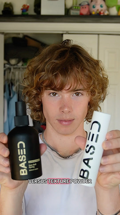 Sea Salt Spray vs Texture Powder - in partnership with @basedbodyworks