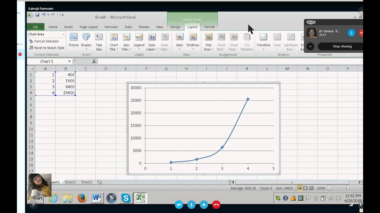 Excel Spline Chart