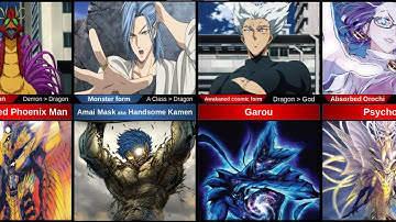 Biggest character transformations in One Punch Man