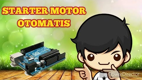 cara membuat starter motor otomatis menggunakan arduino | arduino project