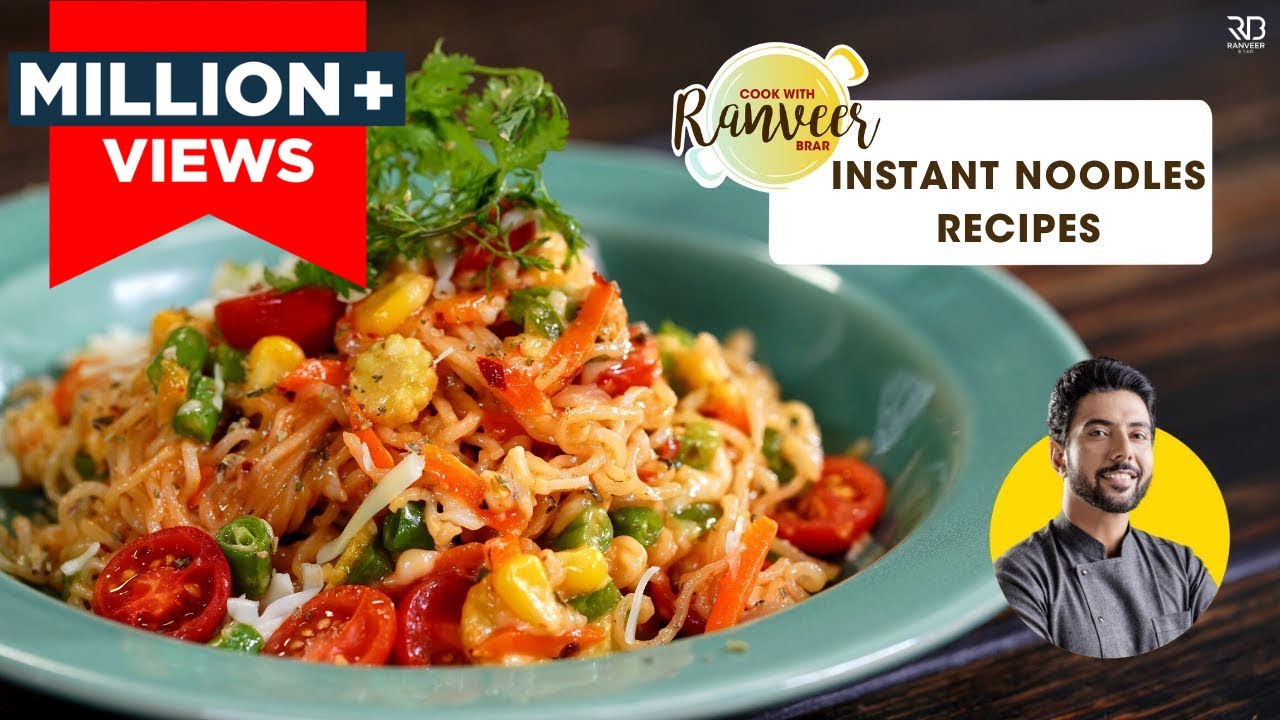 Desi Instant Noodles Ramen | नूडल्स की 2 आसान रेसिपी | Cheesy Italian Noodles | Chef Ranveer Brar