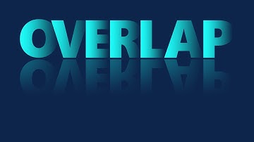 Create Overlapping Text Effect In Photoshop | Text Effect With Reflection