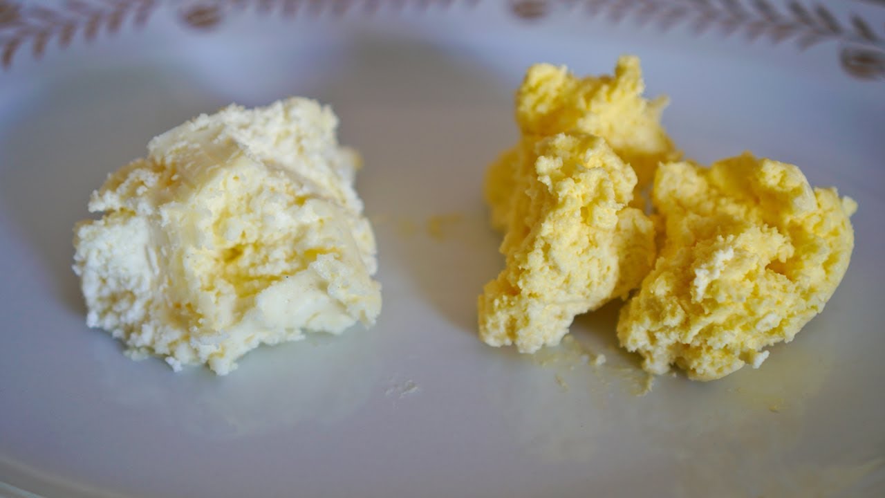 Difference Between White And Yellow Butter Youtube