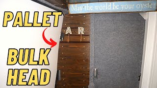 HOW TO PALLET A BULK HEAD IN A VW CRAFTER CONVERSION - EP. 52
