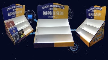 Do you know how to assemble this kind of cardboard countertop display?