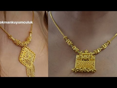 Latest Light Weight Gold Necklace Designs You - Gold Pendant Jewelry Designs Latest Light Weight Gold Necklace Designs You - Gold Pendant Jewelry Designs