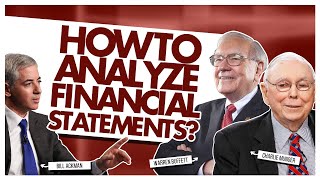 Bill Ackman Asks Warren Buffett and Charlie Munger How To Analyze Financial Statements