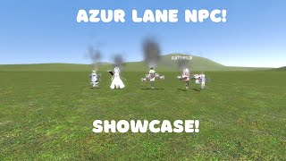 AZUR LANE NPCS GMOD! (GMOD NPC SHOWCASE!)