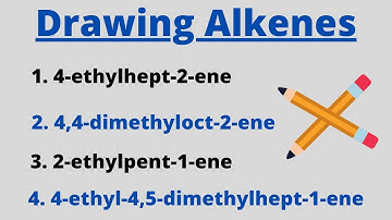 Drawing Alkenes (Organic Chemistry)