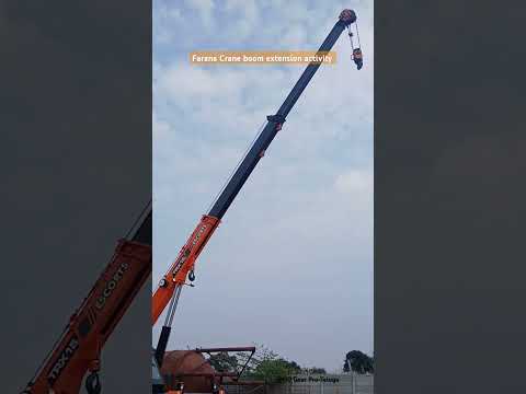 15 Ton Escorts Farana TRX 15 Crane Boom Extension And Lifting Capacity Checked Escorts Cranes India 