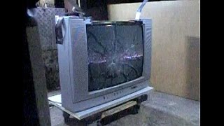 Air Cannon #132 - Running 20 CRT TV