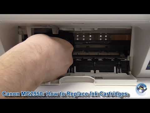 Canon Pixma MG2950: How to Change/Replace Ink Cartridges