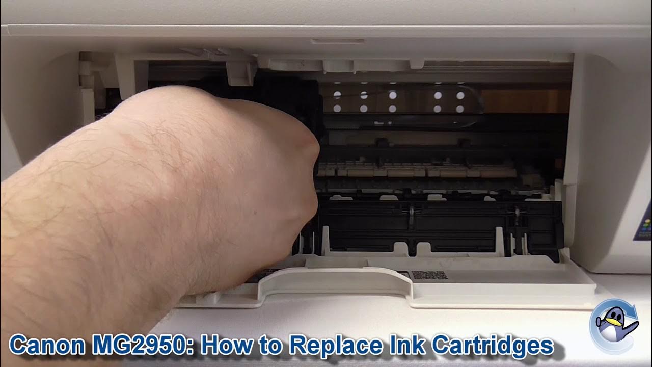 Canon Pixma MG2950: How to Change/Replace Ink Cartridges YouTube