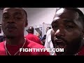 ADRIEN BRONER AND ERROL SPENCE JR. REACT TO JERMELL CHARLO'S 1ST ROUND KNOCKOUT OF ERICKSON LUBIN