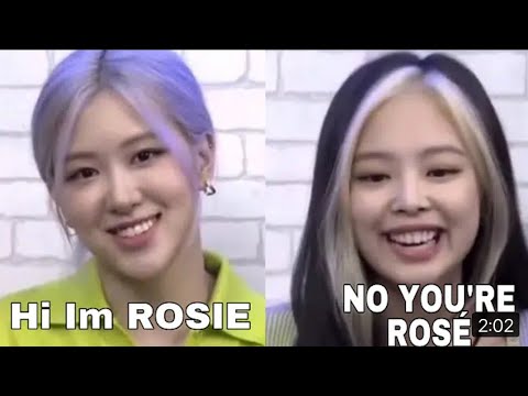 BLACKPINK ROSÉ mistakenly calling herself ROSIE