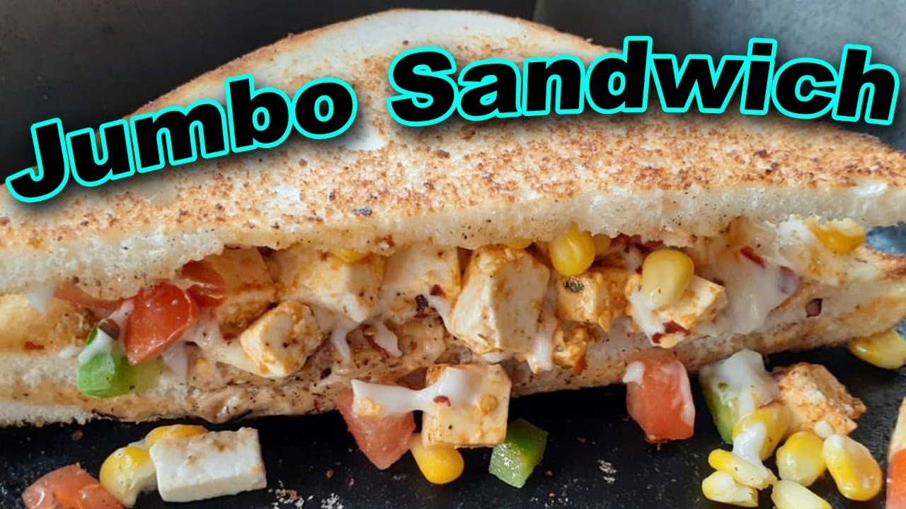 Jumbo Sandwich in Mohali Street Food Hatti YouTube
