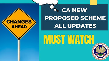 ICAI CA New Scheme Proposal Analysis By CA Hema Chawla | CA New Syllabus 2023 | CA Inter & CA Final