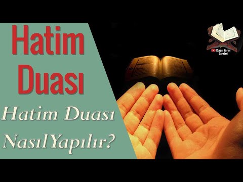 Video: Hatmi Nasıl Yapılır