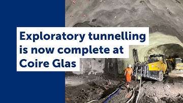 1.2km long exploratory tunnel at Coire Glas is now complete
