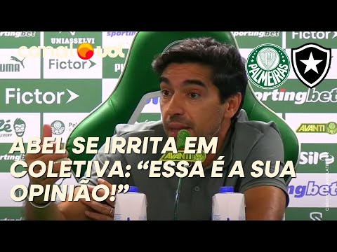 ABEL FERREIRA SE IRRITA, QUASE BATE-BOCA COM REPÓRTER EM COLETIVA E CUTUCA TORCIDA DO PALMEIRAS